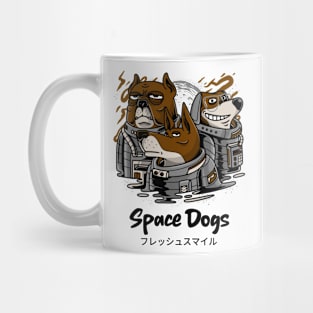 Space Dogs On A Big Woof Adventure Mug